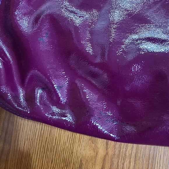 Coach Raspberry Patent Leather Bag - Picture 7 of 11